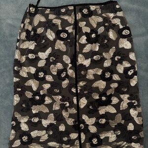 KULSON gold floral shirt size EU 38 + BANANA REPUBLIC Wedge Sandals size US 8